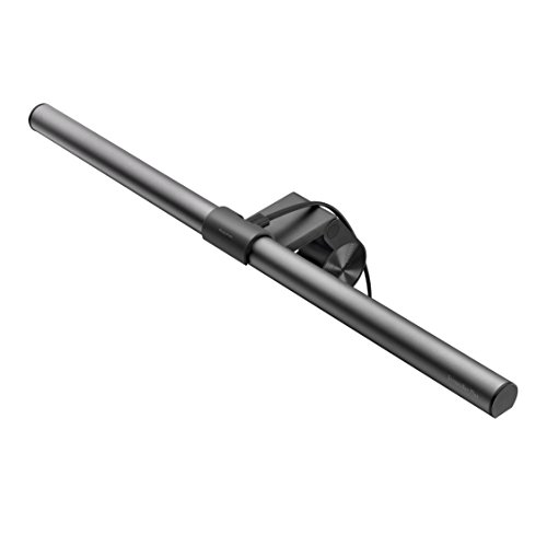 BenQ ScreenBar Monitor Light, LED Computer, Auto-Dimming, Hue Adjustment Features, E-Reading USB Powered Lamp for Desk/Gaming/ Home/ Office, Complements with backlight/RGB Setups(Black)