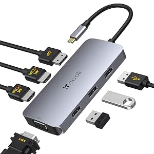 Kapok 7-in-1 Dual HDMI Adapter
