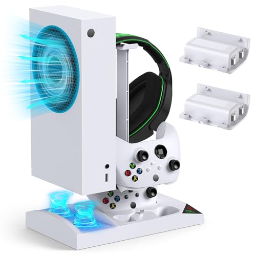 Charger Stand Cooling Fan for Xbox Series S