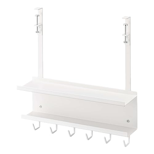 Yamazaki Home Smart Under-Desk Cable & Router Storage Rack Organizer Rack for Minamlist Office - Steel