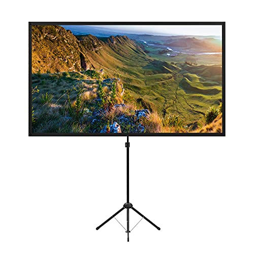 excelimage Projector Screen with Stand, 100 Inch