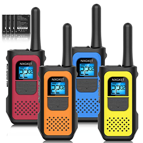 NXGKET Walkie Talkies 4 Pack