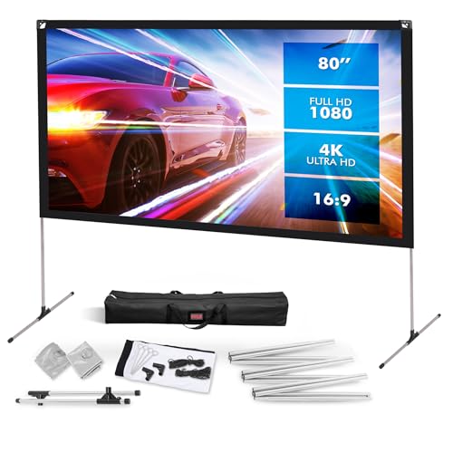 Pyle 80" Screen w/ Stand