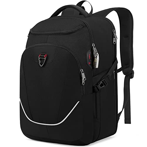 Travel Laptop Backpack, Anti Theft Backpack for Men and Women with USB Charging Port Business Computer Backpack Bag (Black 2811-17 Inch)