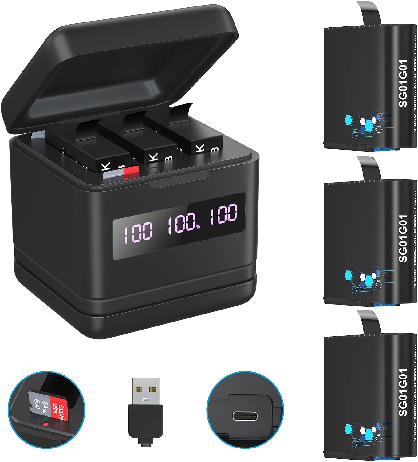 TOMSHEIR Flip Reader Box Charger