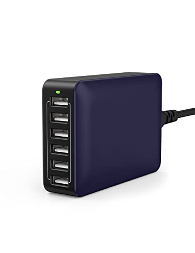 Rolvse 60W 6-Port USB Charger