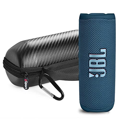 JBL FLIP 6 w/ Carbon Fiber Case (Blue)
