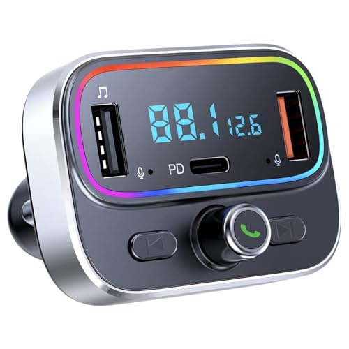 Bluetooth FM Transmitter for Car Wireless Radio Adapter Kit