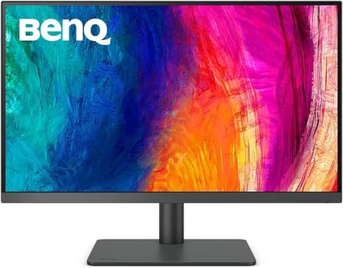 BenQ PD2705U Mac-Ready Monitor 27" 4K UHD | IPS | DeltaE 3 | ICC Sync | Calibration Report | Uniformity | HotKey Puck | Ergonomic | DisplayPort | USB-C (65W) | USB Hub,Black