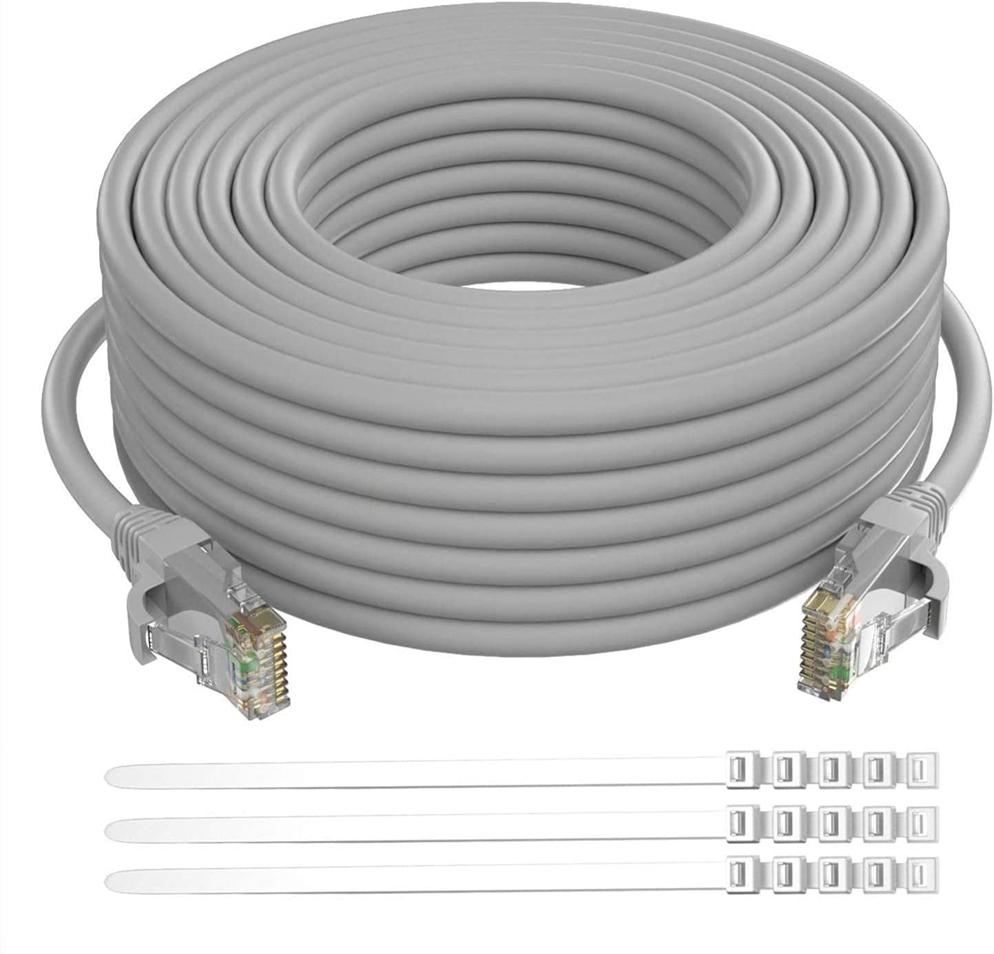 Adoreen Cat 6 Ethernet Cable 300 Ft - Gray