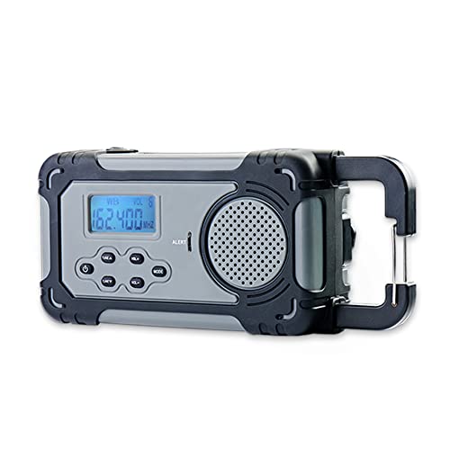 4Patriots Liberty Band Emergency Solar Radio: NOAA Weather Radio with Solar Panel & Power Bank