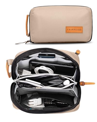 TRIPPED Tech Bag (Tan)