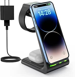 CIYOYO 3‑in‑1 Wireless Charger