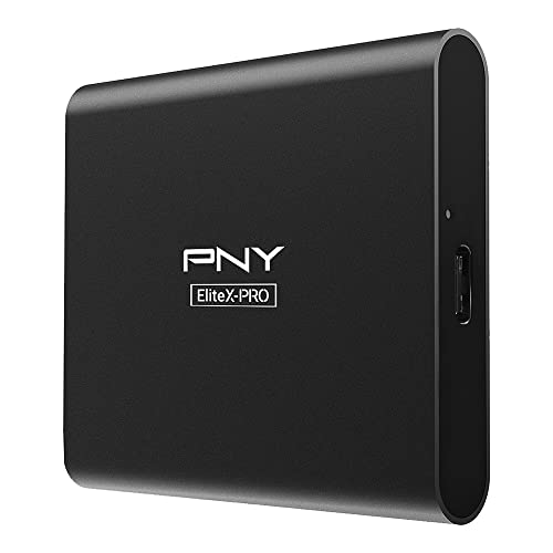 PNY EliteX-PRO 2TB USB 3.2 Gen 2x2 Type-C Portable Solid State Drive (SSD)  (PSD0CS2260-2TB-RB)