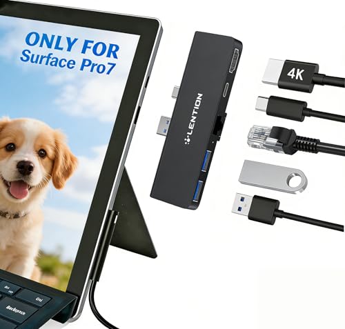 LENTION Surface Pro 7 USB C Hub