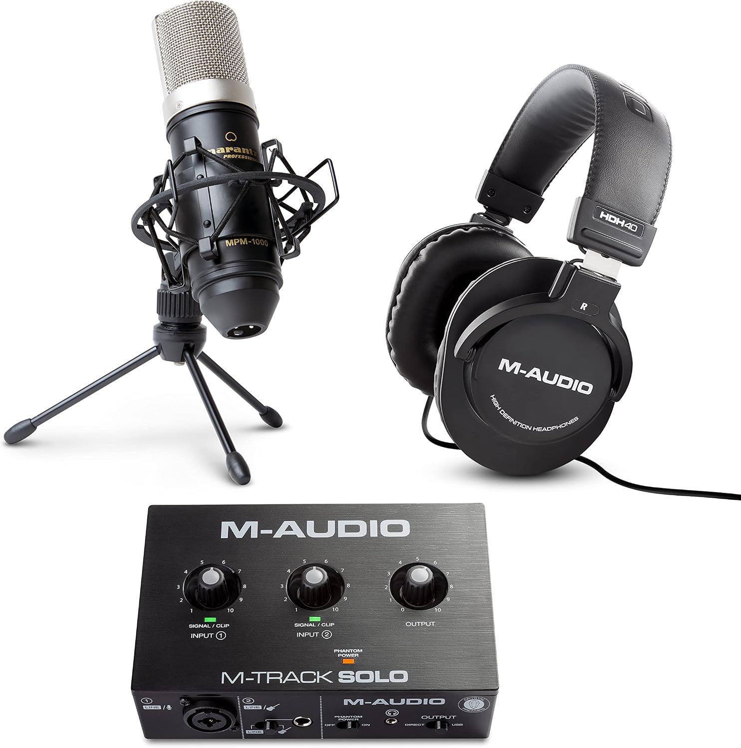 Podcast Equipment Bundle - M-Track Solo