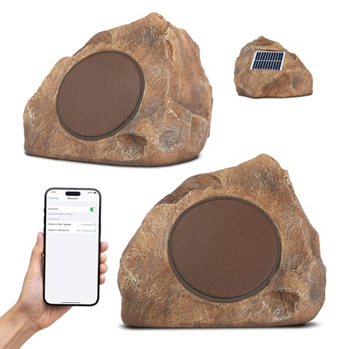 Homewell Solar Rock Speaker (2-Pack)
