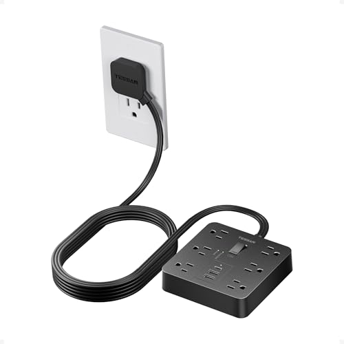 TESSAN 6-Outlet Flat Strip
