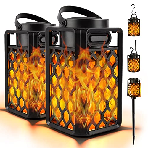 ANERIMST LED Flame Torch Lantern Speaker
