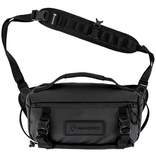 WANDRD ROGUE V1 6L Sling: Compact Camera Sling and Crossbody Bag with Fast Access, 3-Way Carry Lightweight Everyday Bag Great for Travel, Photography, and Daily Use (Black)