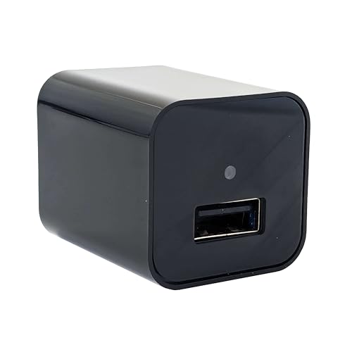 DIVINEEAGLE Mini Spy Camera Hidden Camera Charger for Spying + 32GB SD Card | Secret Camera 1080p Full HD | Small Hidden Nanny Cam | USB Charger Camera | Hidden Spy Cam | Hidden Cam