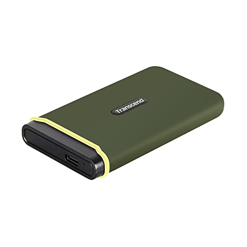Transcend 1TB External SSD, Up to 2000MB/s, Portable Hard Drive for Steam Deck/iPhone/iPad/Mac/Windows/Android/Tablets/PS5/PS4/Xbox/Smart TV, USB 3.2 Gen 2 (20Gbps) USB-C Cable Portable SSD