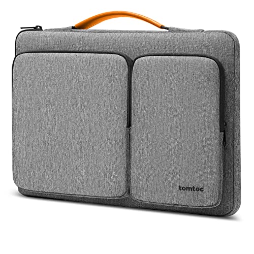 tomtoc 360 Protective Laptop Sleeve for 15-inch New MacBook Air M3/A3114 M2/A2941 2024-2023, 15 Inch Surface Laptop 6/5, Dell XPS 15 Plus, MacBook Pro (A1990 A1707), Water-resistant Accessory Bag Case