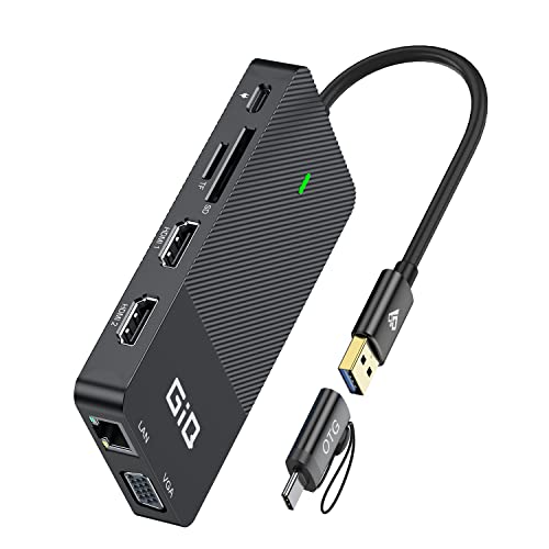 GIQ USB C HUB (Black)