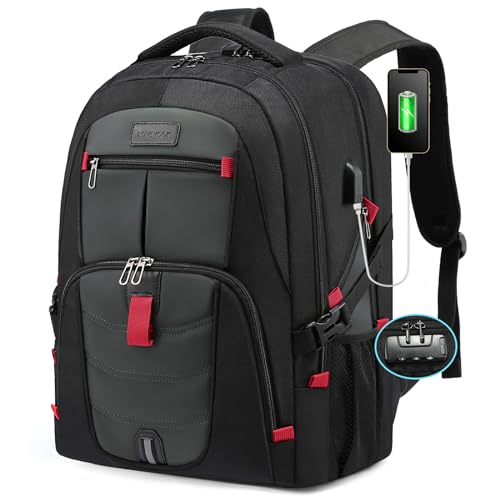 LOVEVOOK 17 inch Travel Laptop Backpack (DarkGrey)