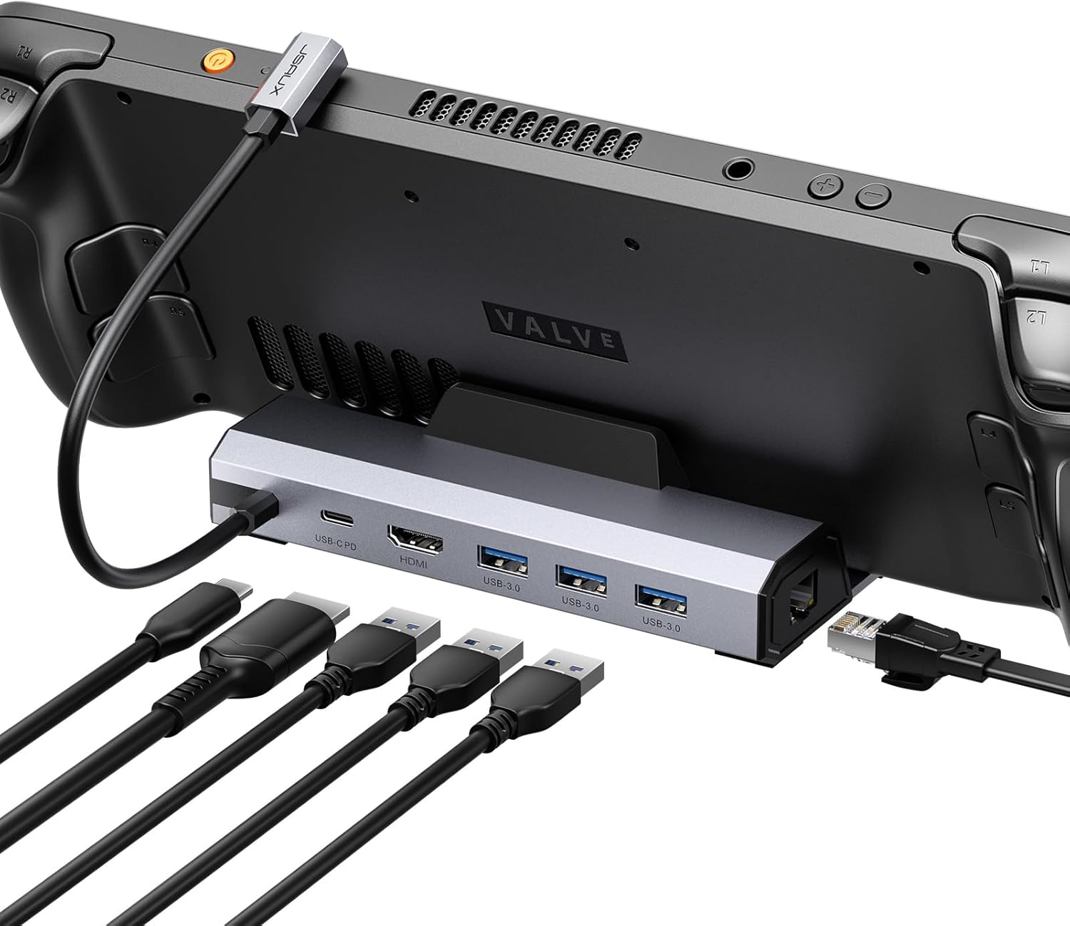 JSAUX Upgraded 6-in-1 Dock (4K@120Hz)