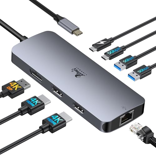 LIONWEI Triple Monitor Dock