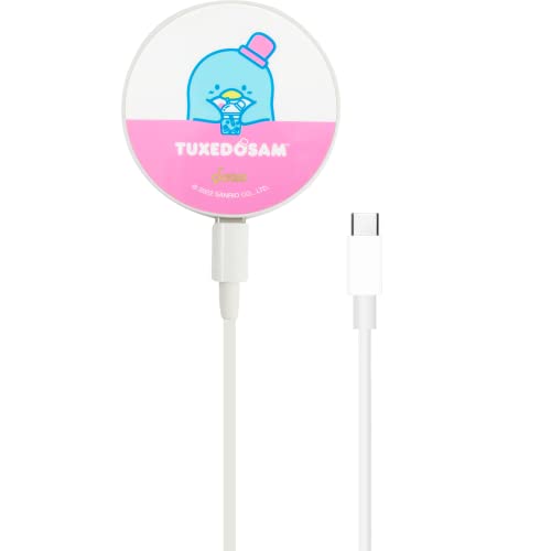 Sonix x Sanrio Charger Compatible with MagSafe for iPhone 15, 14, 13, 12 Series | Fast Wireless Charger x 6.5ft Cable (USB-C) | Tux Boba