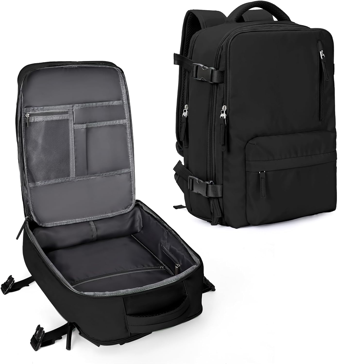 WONHOX Large Travel Backpack Carry on Flight Approved Laptop Work Business Backpack for Women Men Mochila de Viaje