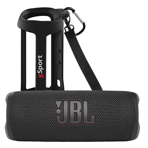 JBL FLIP 6 w/ gSport Silicone Sleeve (Black)