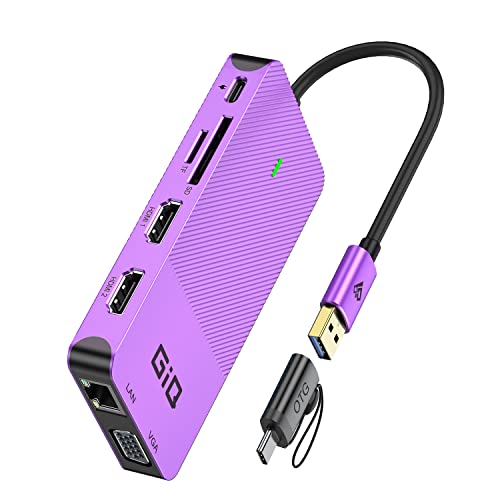 GIQ USB C HUB (Purple)