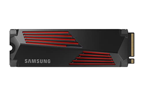 SAMSUNG 990 PRO Heatsink SSD 1TB, NVMe M.2, Speeds Up to 7,450MB/s, Best for PlayStation 5 (PS5 SSD) Console Expansion MZ-V9P1T0CW