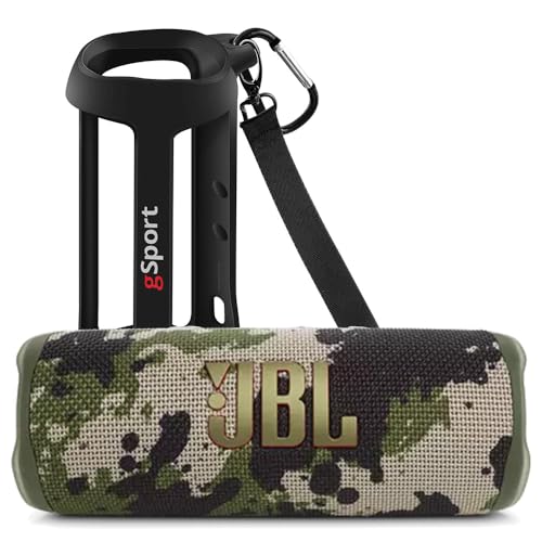JBL FLIP 6 w/ gSport Silicone Sleeve (Green Camo)