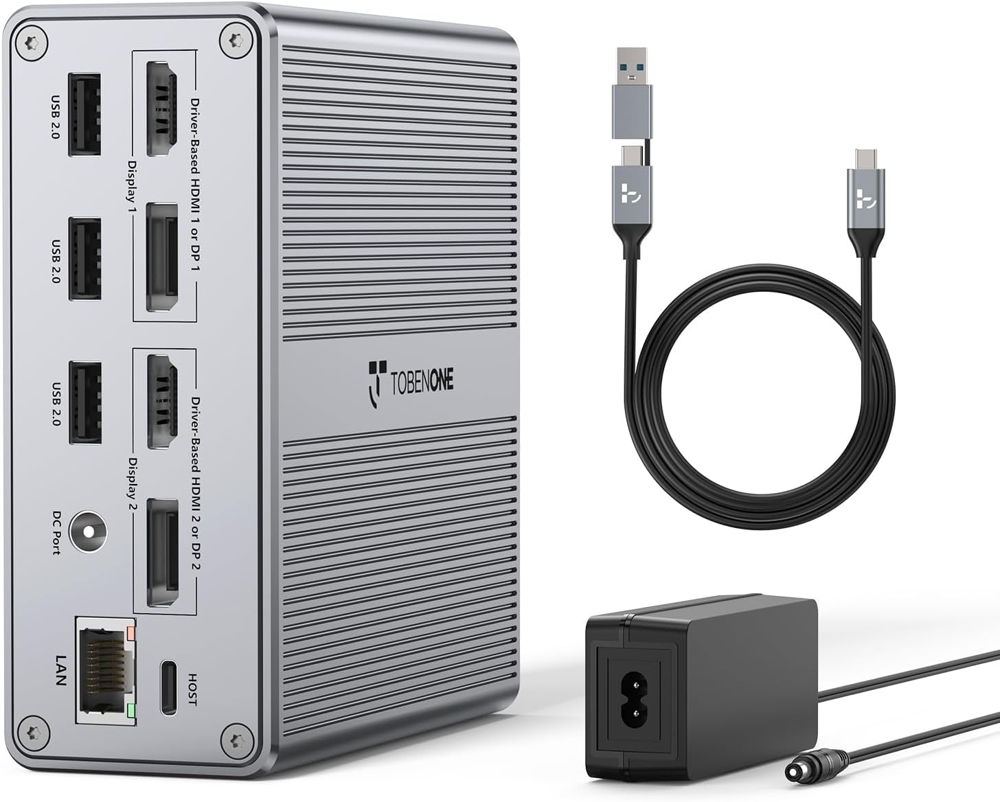 TobenONE DisplayLink 18-in-1 Dock
