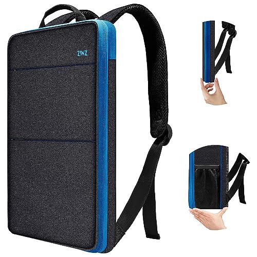 ZINZ Slim & Expandable Laptop Backpack 15 15.6 16 Inch Sleeve with USB Port, Spill-Resistant Notebooks Bag Case for Most 14-16 Inch MacBooks Surface-Books Dell HP Lenovo Asus Computers,B01BL01