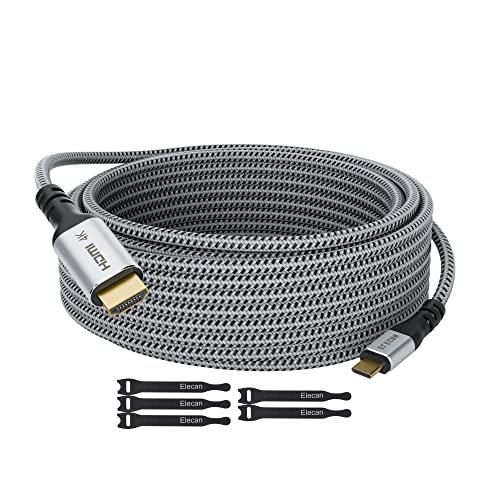 Elecan USB C to HDMI Cable 30 Ft