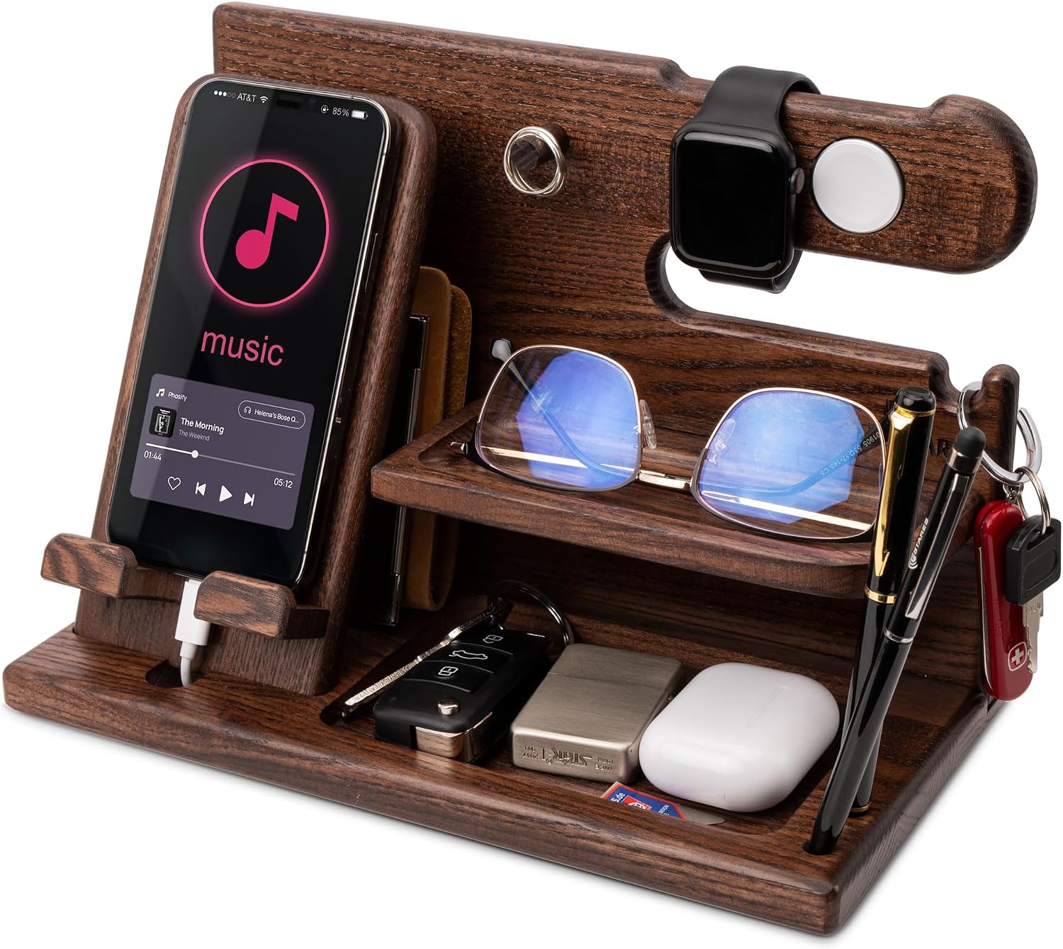 TESLYAR Wood Dock (Wenge)
