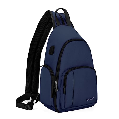 BAIGIO Camera Sling Bag (Blue)