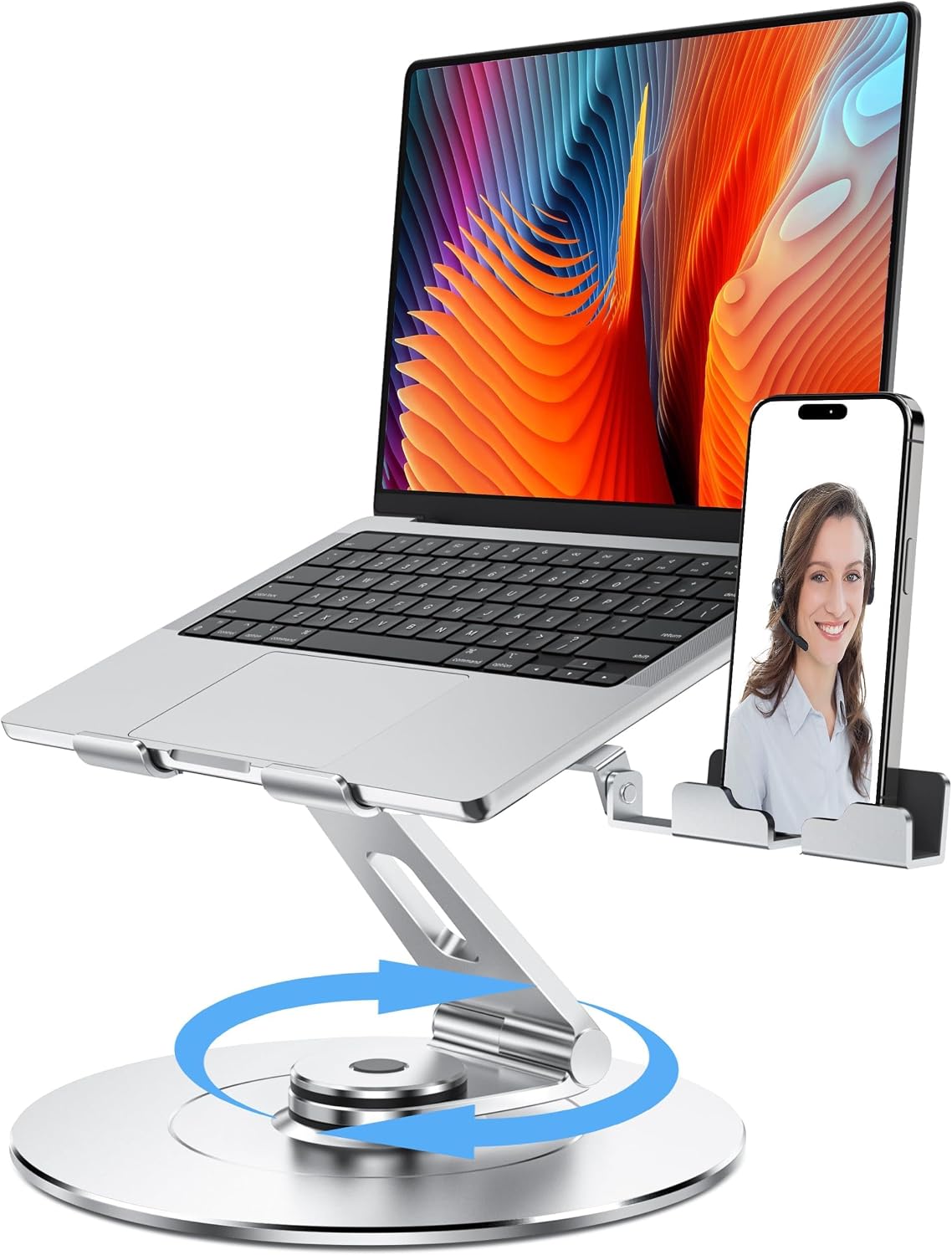 LOXP Laptop Stand with Phone Holder