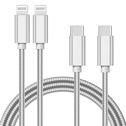 METZONIC Metal Braided Type C to Lightning