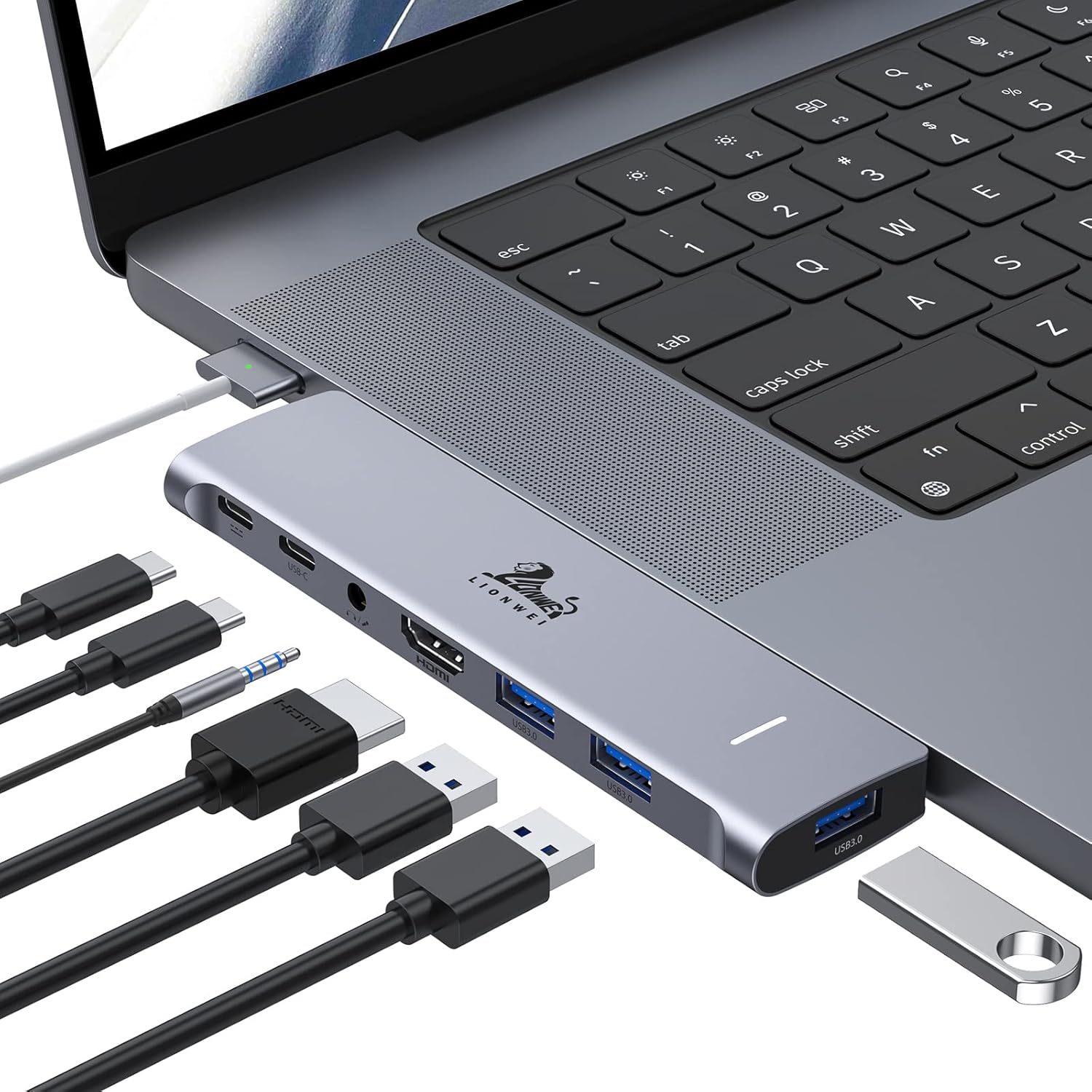 LIONWEI USB C Hub Adapter