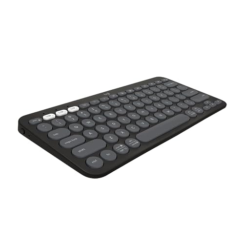 Logitech Pebble Keys 2 K380s, Tonal Graphite