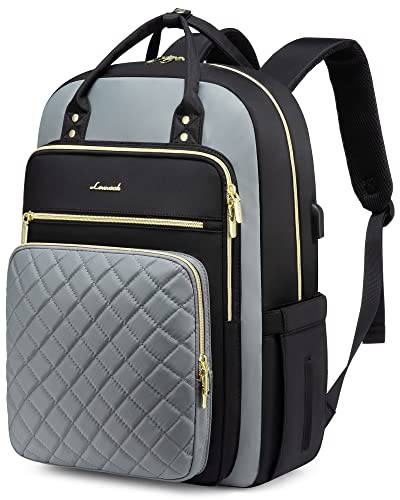 LOVEVOOK Laptop Backpack, High-Strength Tear-Resistant and Waterproof Oxford Cloth, 1.9 lbs, 30L Capacity, 17-Inch Laptop Compatible, Ergonomic Shoulder Straps, 18 Pockets