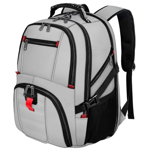 YOREPEK 50L Travel Backpack (Light Grey)