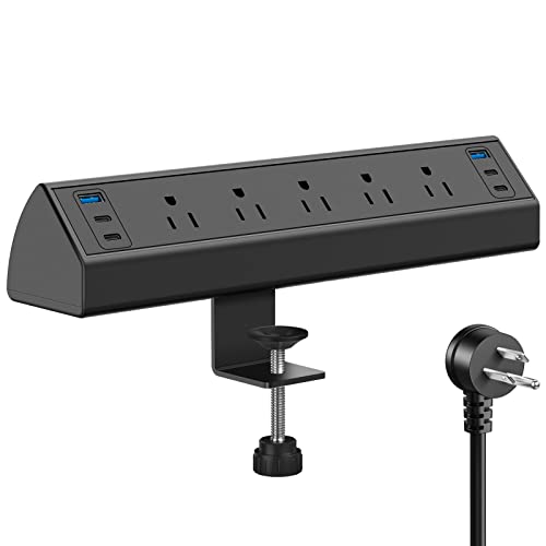 Jgstkcity Desk Clamp Power Strip USB C