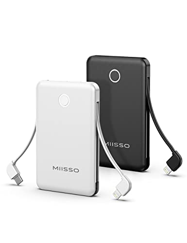 miisso 2-Pack 6000mAh Ultra Slim